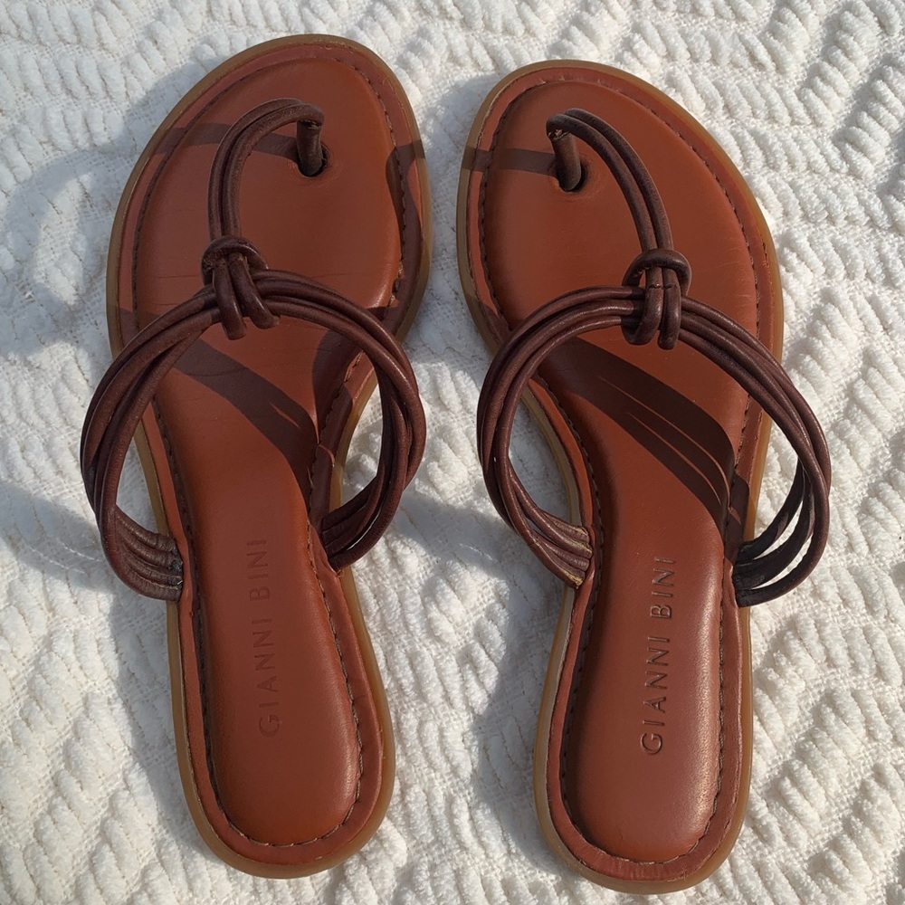 Gianni Bini Cognac Sandals